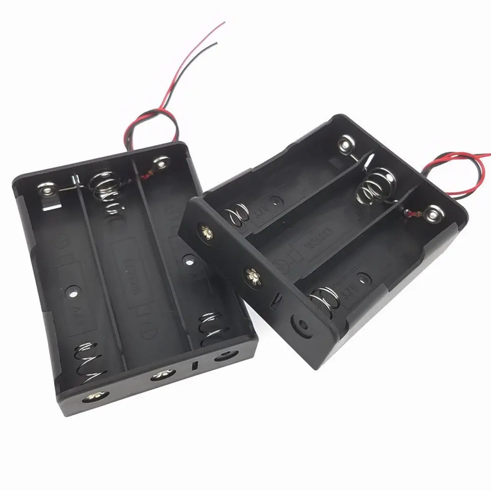 10pcs/lot 18650 battery box with line 3 section lithium series charge(excluding battery) | Обустройство дома