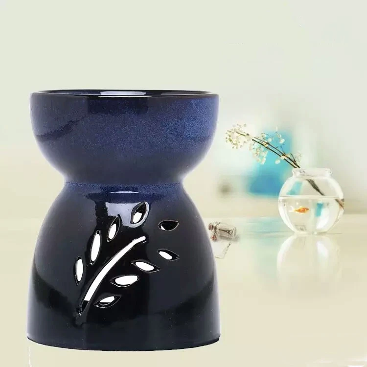 

PINNY 2018 New Design Ceramic Aroma Burner Handmade Candle Aromatherapy Oil Lamp Home Fragrance Oil Aroma Furnace Living Room