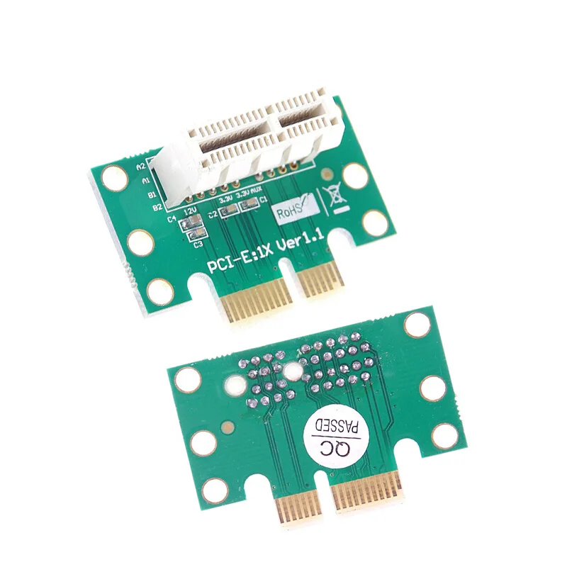 Адаптер PCI E Express X1 переходная карта PCIE в конвертер с разъемом 90 градусов для