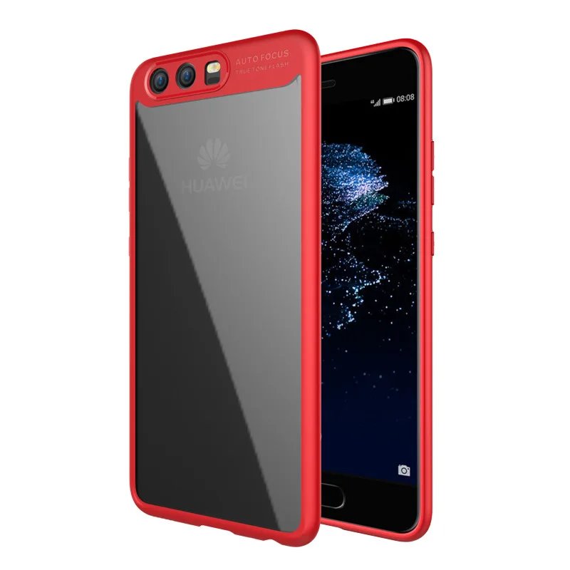 Cheerymoon Мода Полный акриловый прозрачный для Huawei P10 ТПУ силиконовый чехол