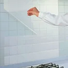 Наклейка на стену кухонная самоклеящаяся прозрачная, 2 шт.
