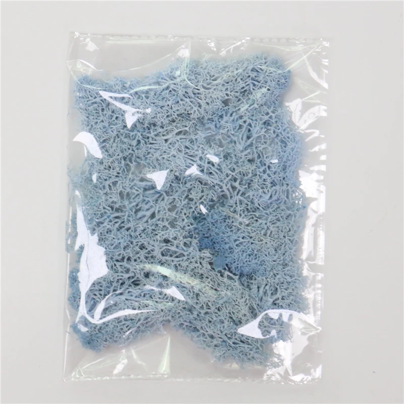 light blue Декор для дома цветы искуственные Высококачественное Моделирование зеленых растений, поддельные Цветочные мох для дома, гостиной, д - Цвет: light blue