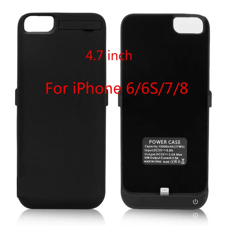 For 6 6S 7 8 Leioua 10000 мАч, чехол для зарядки телефона iPhone 6, 6s, 7, 8, ультратонкий Аккумулятор для зарядки, внешний аккумулятор для iPhone 6, 6s, 7, 8 Plus - Цвет: For 6 6S 7 8