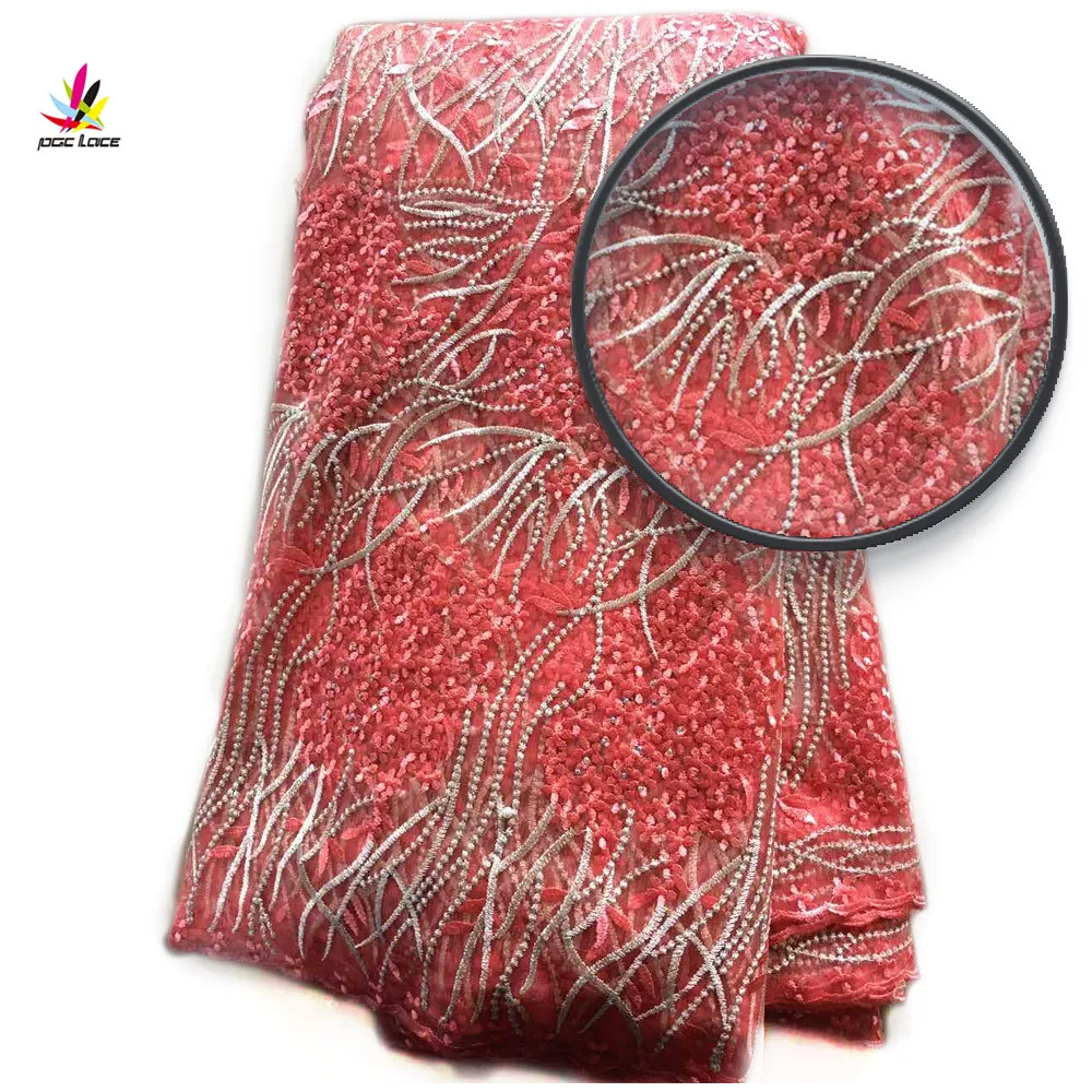 Африканский французский Кружево Ткань высокое качество с Камни в нигерийском