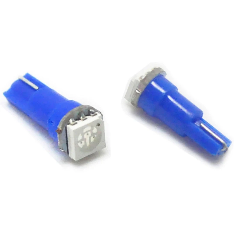 L 10 шт./лот T5 70 73 74 12 В 1SMD светодиодный синий клиновый светильник для приборной