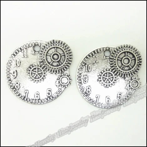 70 шт. винтажные часики тибетские серебристые из цинкового сплава подходят для