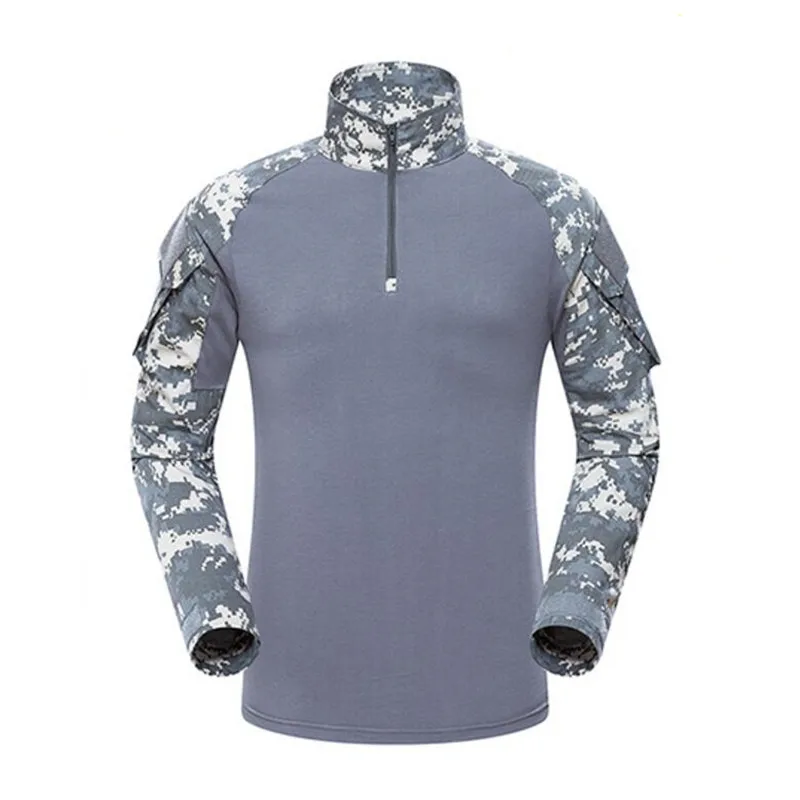 New Autumn Winter Soldier T-shirts Army Combat Tactical T Shirt Military Men Long Sleeve T-Shirts Clothes | Мужская одежда