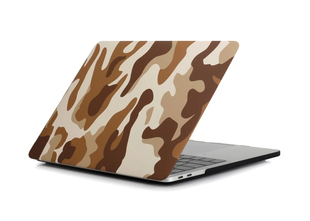Повседневный камуфляжный чехол для ноутбука MacBook Pro retina Air 11 12 13 15, для Mac Air 13 A1466, чехол pro A1707 A1708
