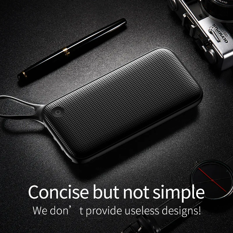 Baseus 20000 мА/ч зарядное устройство быстрая зарядка 3 0 USB QC3.0 быстрое Внешнее двойной