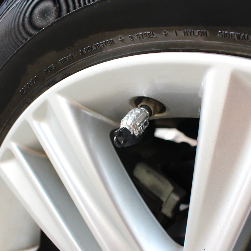 Автостайлинг 4 шт. Забавные колпачки на клапан для автомобильных шин гранат Mercedes