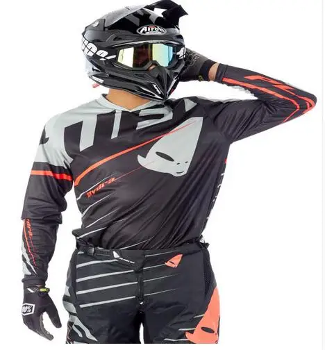 2019 Moto GP горный велосипед мотокросса Джерси T Vestiti делла камиция оранжевый