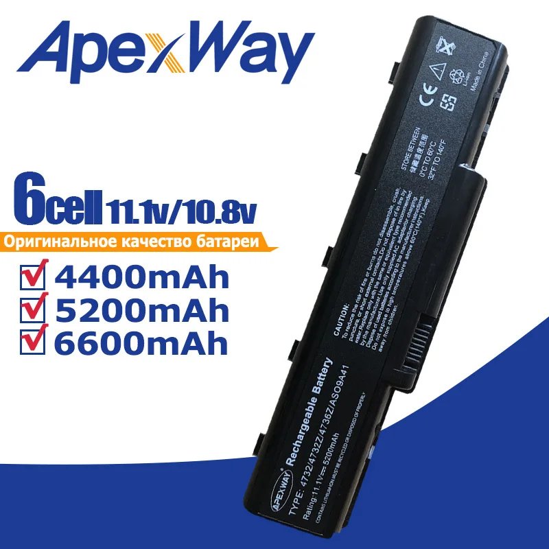 Аккумулятор 11 1 В для ноутбука acтак Aspire AS09A41 AS09A56 AS09A61 AS09A70 AS09A71 E725 E525 AS09A31 5516 5517 5532 5732z