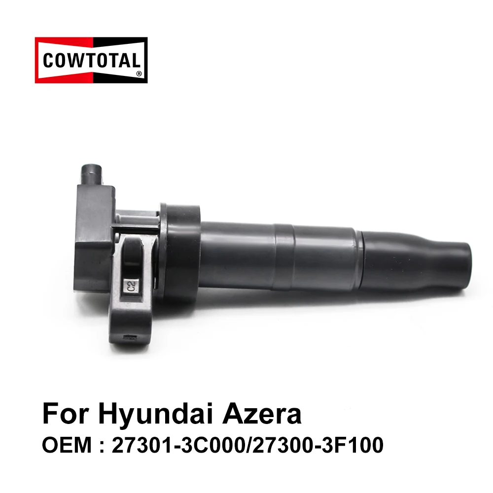 Cowtose Катушка зажигания для Hyundai Azera Код двигателя G4KC G4KE G6DB 2.4L 3.0L OEM 27300-3F100 / 27301-3C000