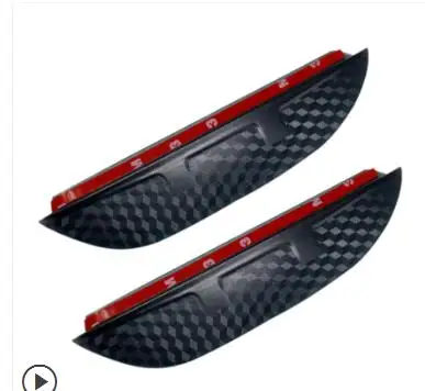 Car styling accessories for 18 ES200 ES260 ES300H Rearview mirror rain eyebrow Rear visor Decorative stickers 2pcs | Автомобили и