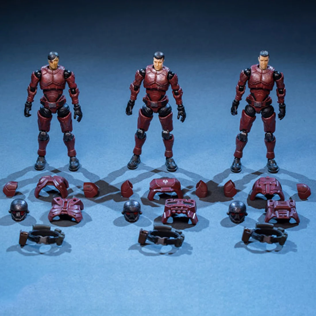 7,6 см маленький солдат Модель 3D Сборка Съемная солдатская модель DIY ствол игрушка-новая стальная езда Чилийская команда
