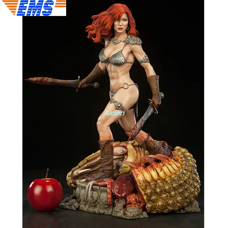 Аниме сексуальные фигурки 20 дюймов статуя Красной Sonja бюст Айлин Реджина Эдвардс