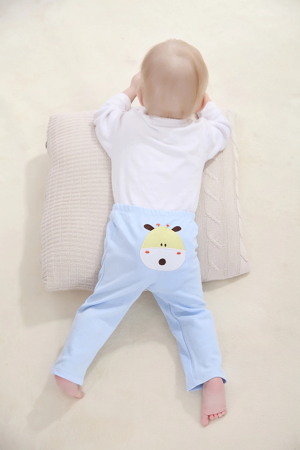 Штаны для малышей из 100% хлопка Хлопковые девочек трикотажные леггинсы маленьких