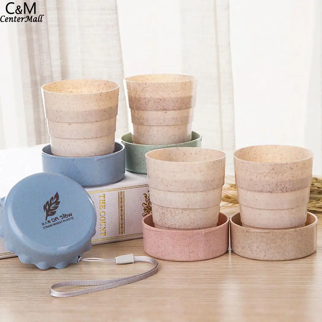 Спортивная уличная чашка для воды 130 мл портативная складная телескопическая