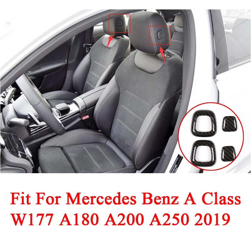 4 шт. накладки на подголовник автомобильного сиденья Mercedes Benz A Class W177 A180 A200 A250