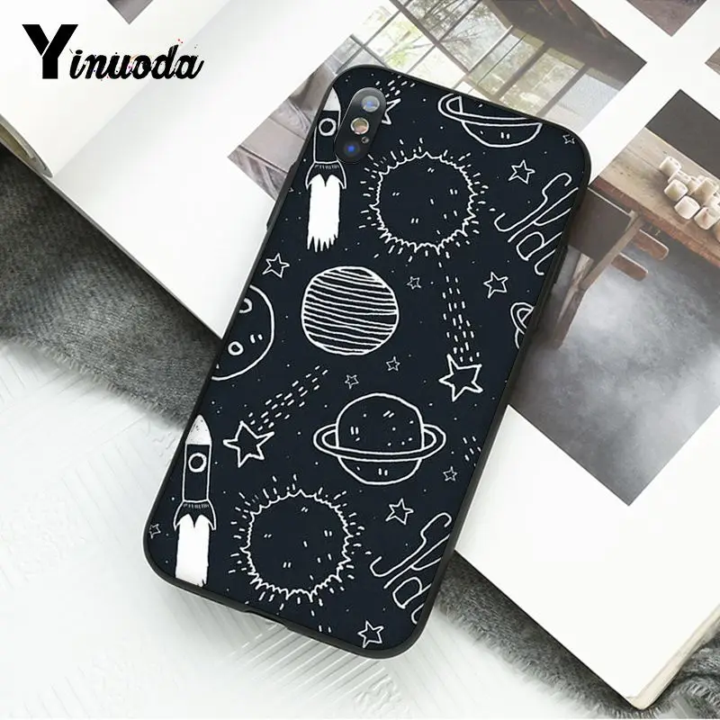 Космос астронавт Луна Вселенная лисы телефонный чехол для iphone 12 11 Pro Max 8 7 6 6S Plus X XS
