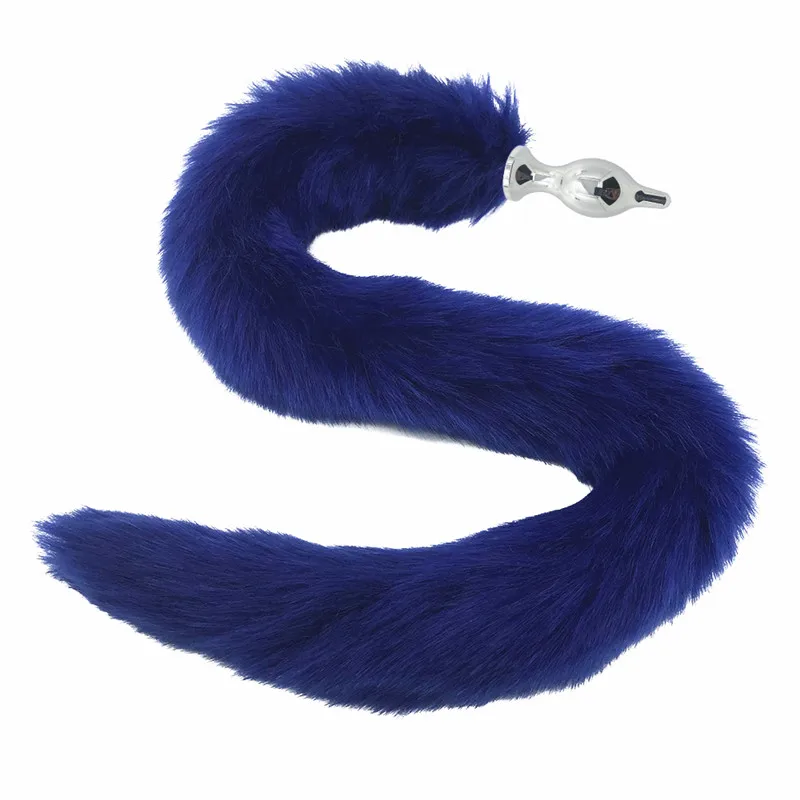 80 см длинный хвост лисицы женский анальный секс мяч взрослые игры сексуальный