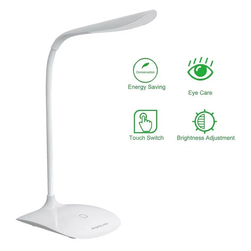 LED Table Lamp USB Working Flexible Desk Light 3Models Eyes Protection Book-Reading Luminaire Office Home Decor | Лампы и освещение