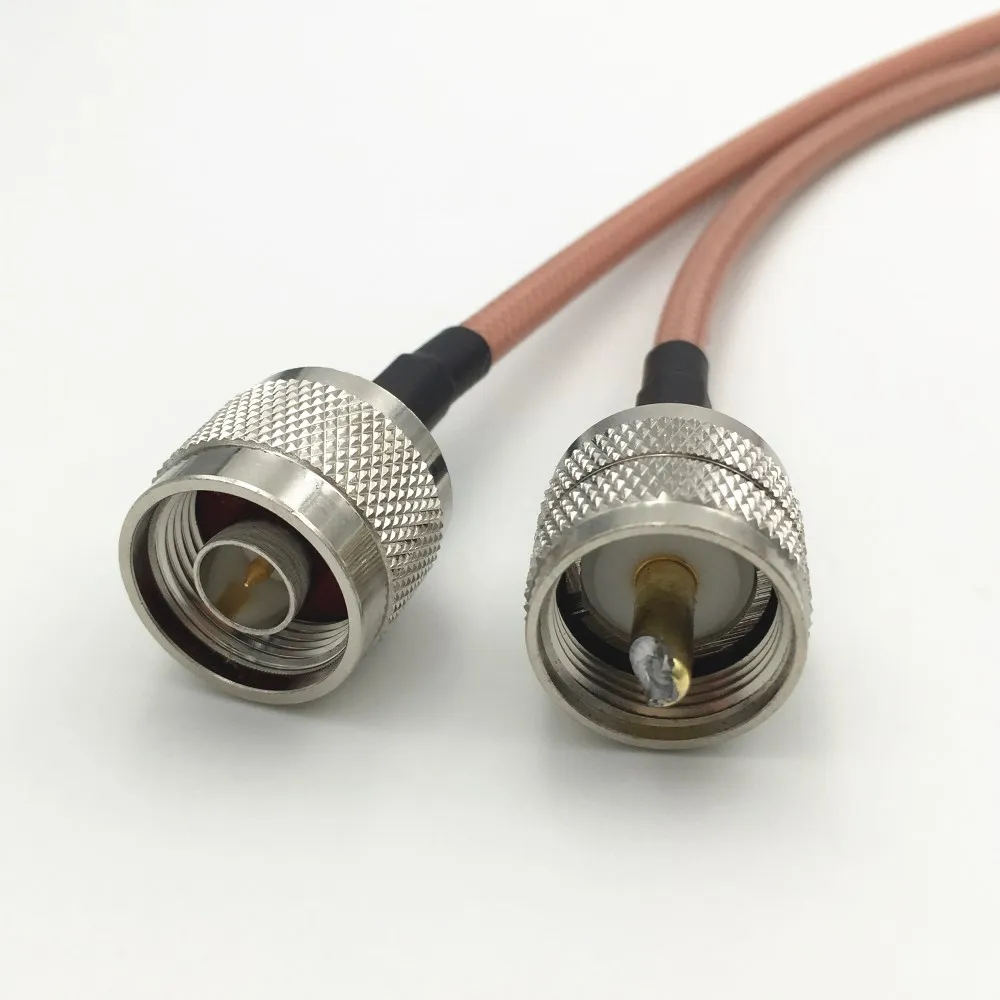 Коннектор RG142 с разъемом папа и штекером UHF PL 259 15 см 20 30 50 1 м 2 3 5 шт.|Соединители| |