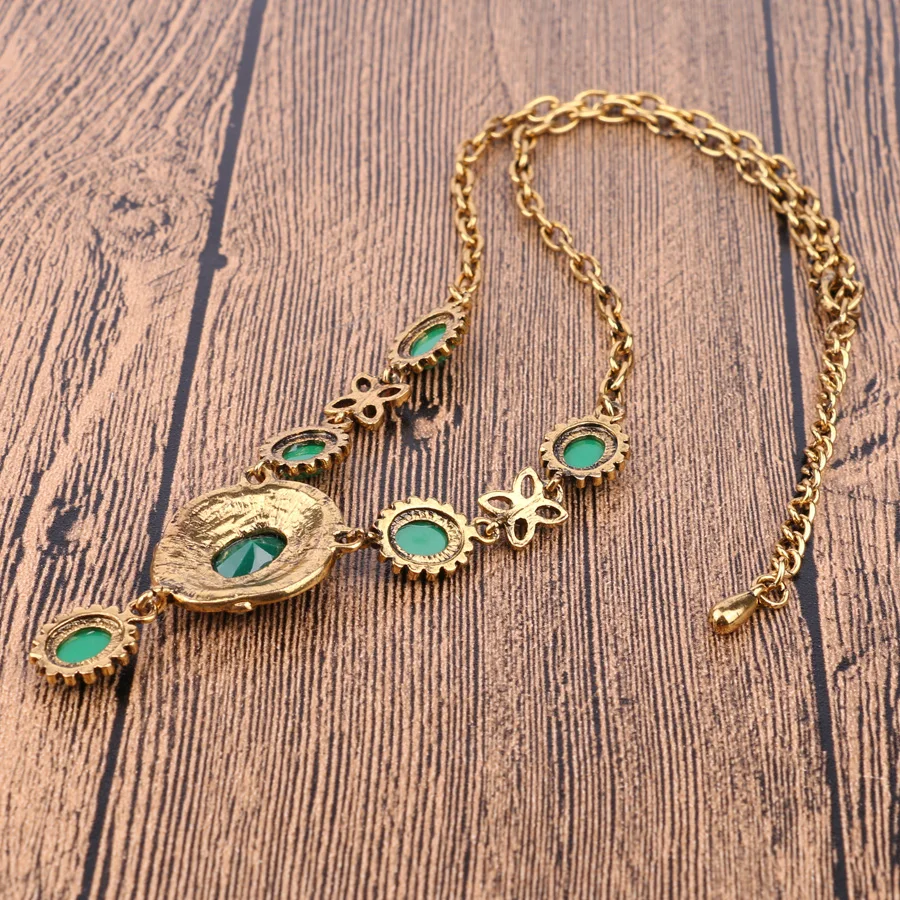 Kinel винтажное ювелирное изделие оптовая продажа богемное массивное ожерелье