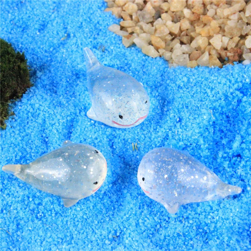 Мини-рыбий КИТ миниатюрный Сказочный Садовый дом украшения для дома мини-ремесло