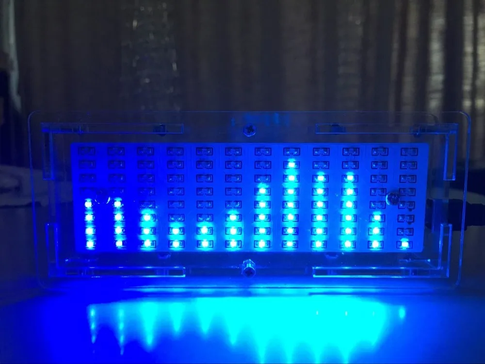 Светодиодный индикатор уровня звука анализатор музыкального спектра MP3 ПК