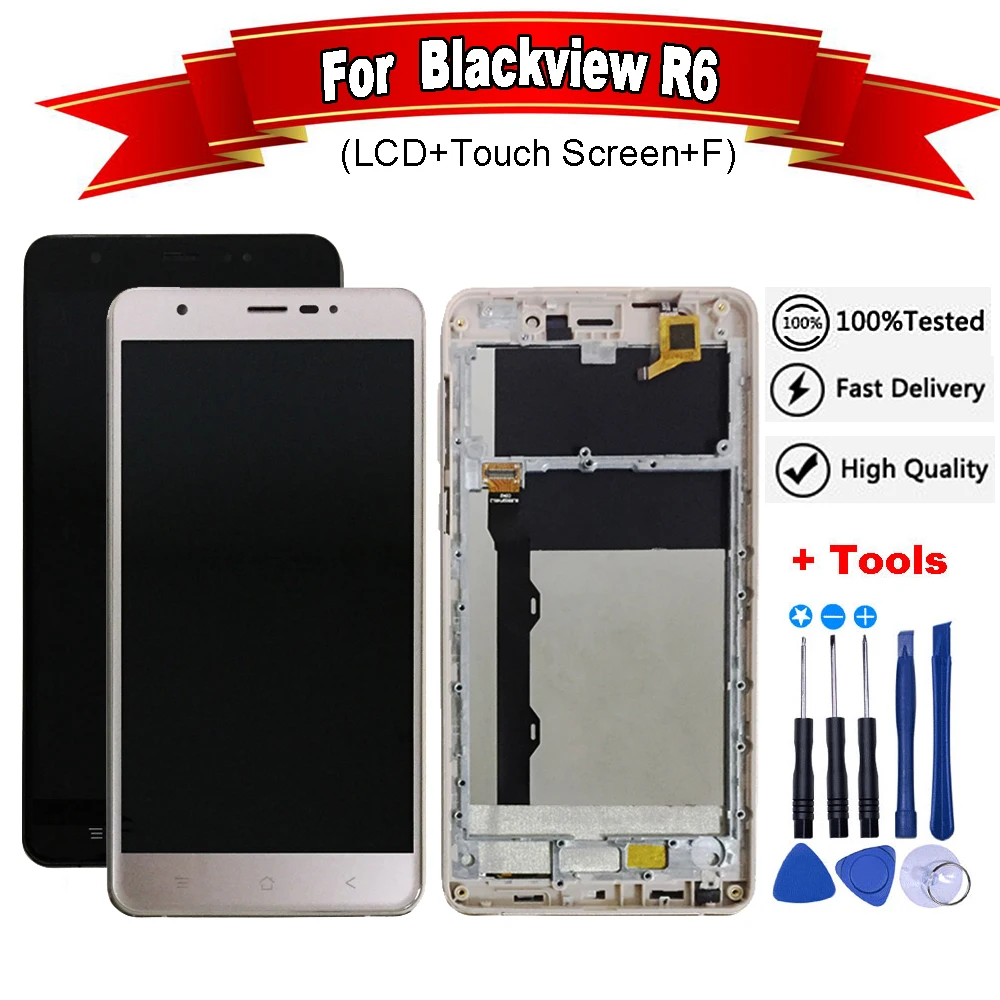 5 &quotдюймов дл Blackview R6 ЖК-дисплей Экран 100% тестирование Дисплей + панель с