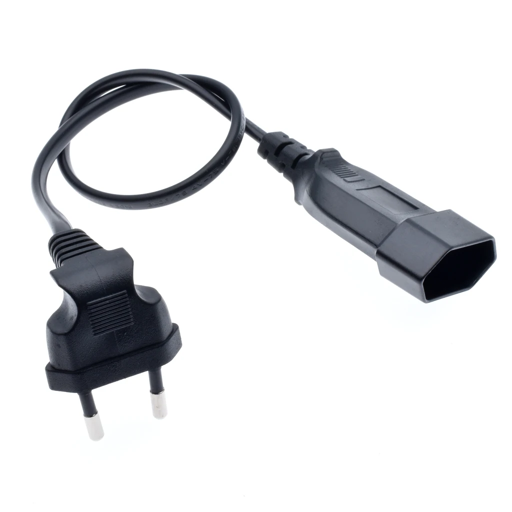 Европейский 2 зубец VDE Plug под углом для того чтобы CEE7/16 розетка Мощность удлинитель, Schuko CEE7 удлинители, 0,3 м/0,6 м