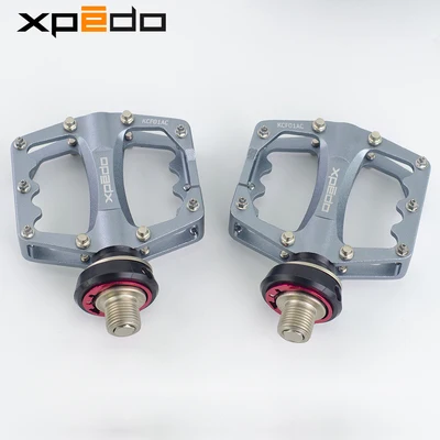 QRD Grey Горячая wellgo Xpedo QRD-KCF01AC быстросъемные подшипники/нормальная MTB Дорожная педаль с 3 подшипниками высокопрочный сплав горная педаль - Цвет: QRD Grey