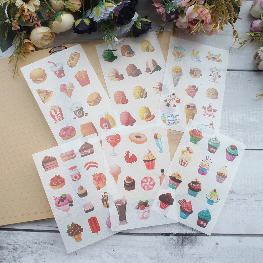 6 листов декоративные ярлыки для украшения торта | Дом и сад