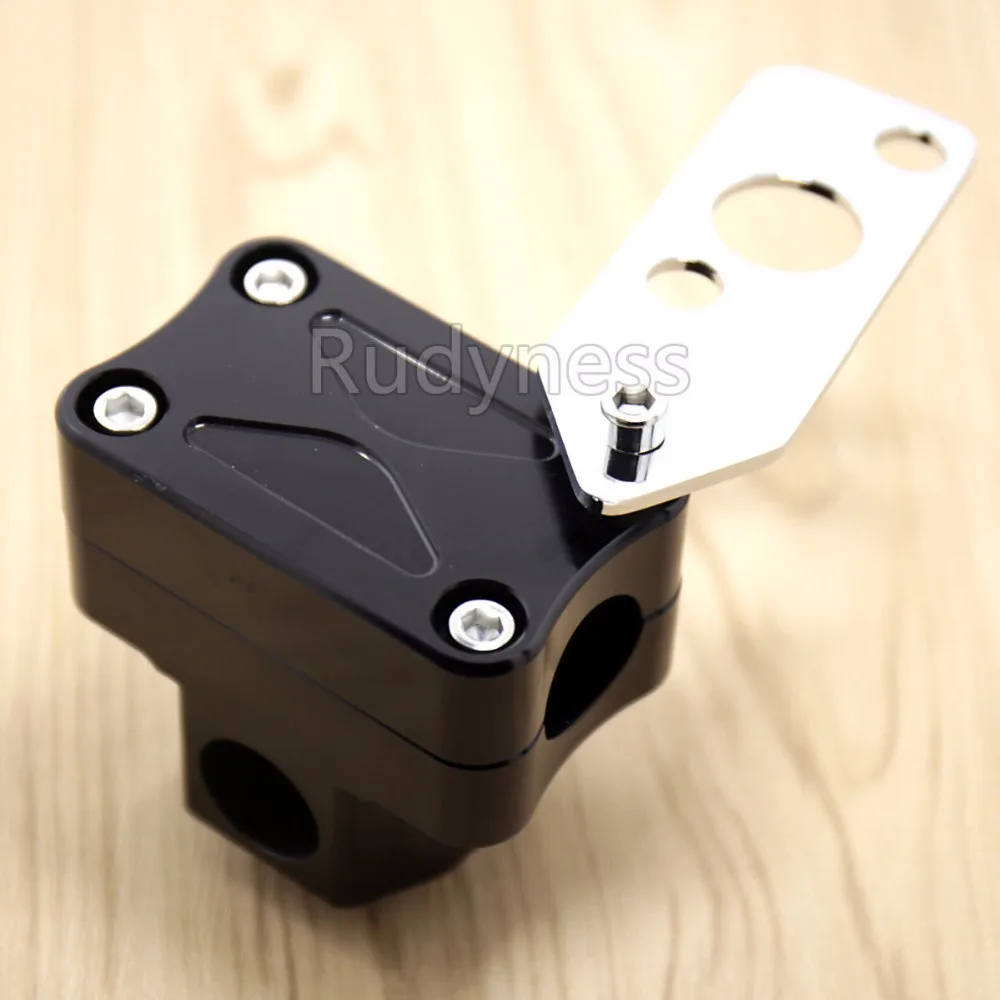 1х черная подставка для руля стойка зажим Ruckus 50 Zoomer NPS50 модели скутеров|riser|riser