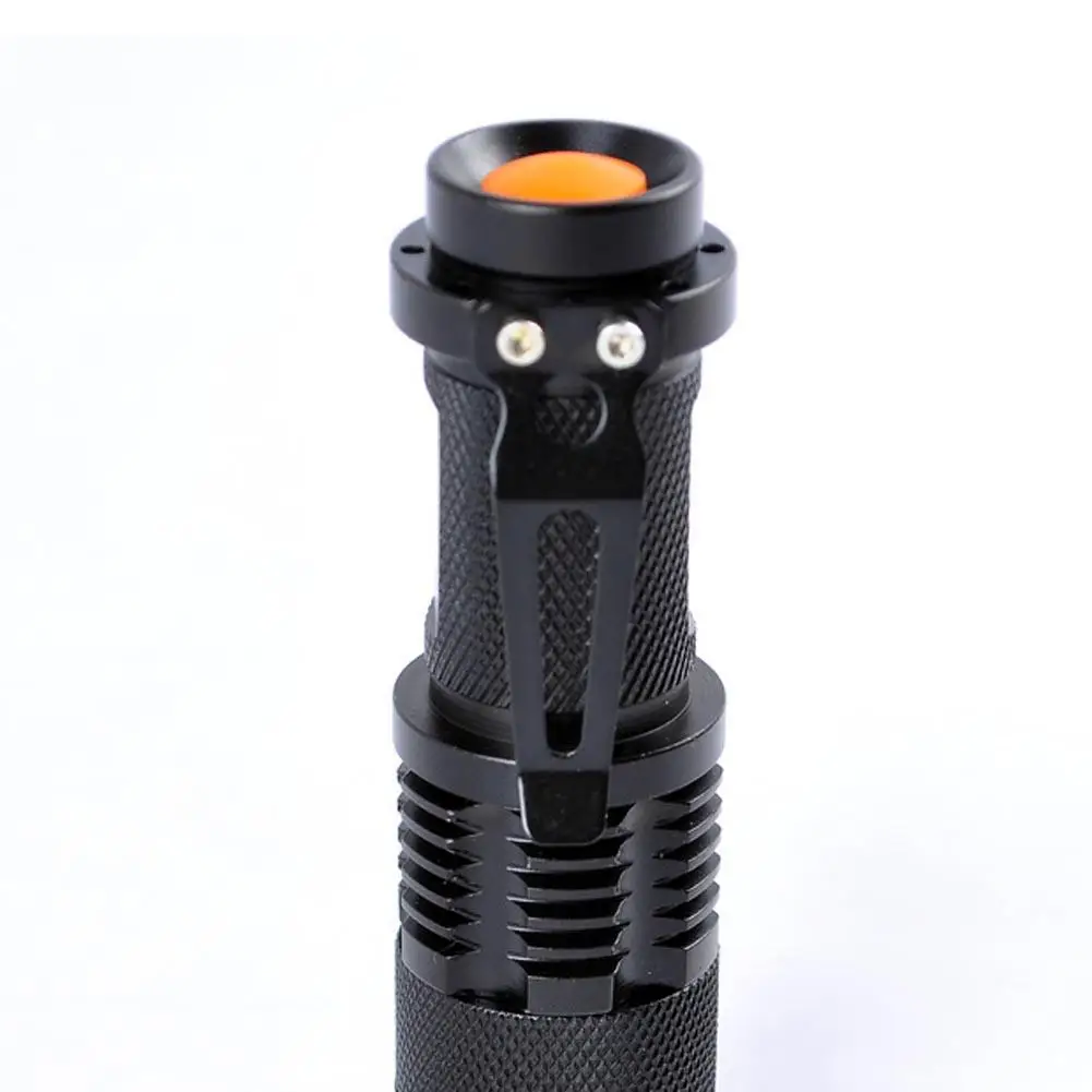 Светодиодный УФ фонарик фиолетовый свет 395нм фонарь лампа мини алюминиевый