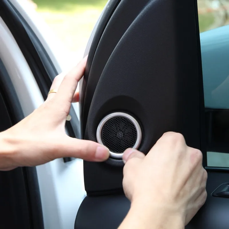 For Land Rover Freelander 2 Door Stereo Speaker Audio Sound Frame Ring Cover Trim 2pcs | Автомобили и мотоциклы