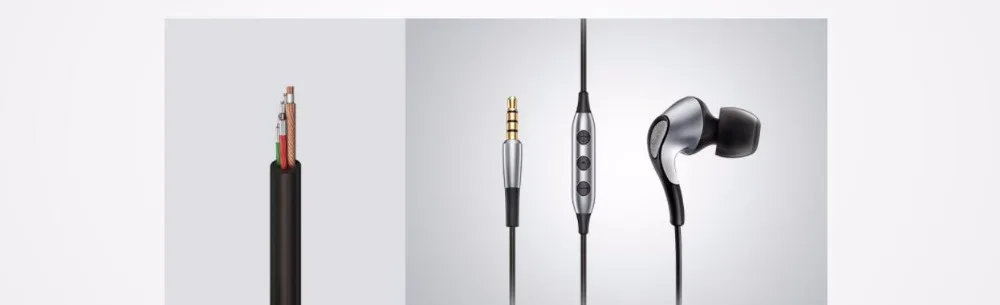 Наушники вкладыши Meizu Flow с тройным драйвером гибридные Hi Fi наушники микрофоном и