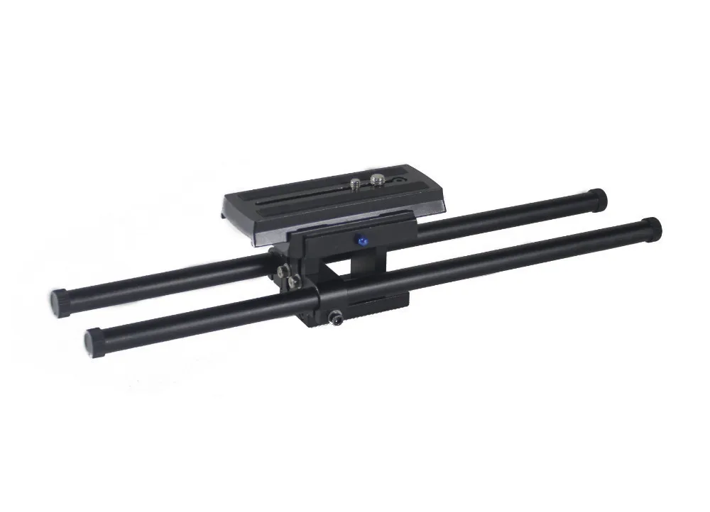 Быстросъемная пластина 40 см для камеры DSLR rig rail base 15 мм стержень непрерывного