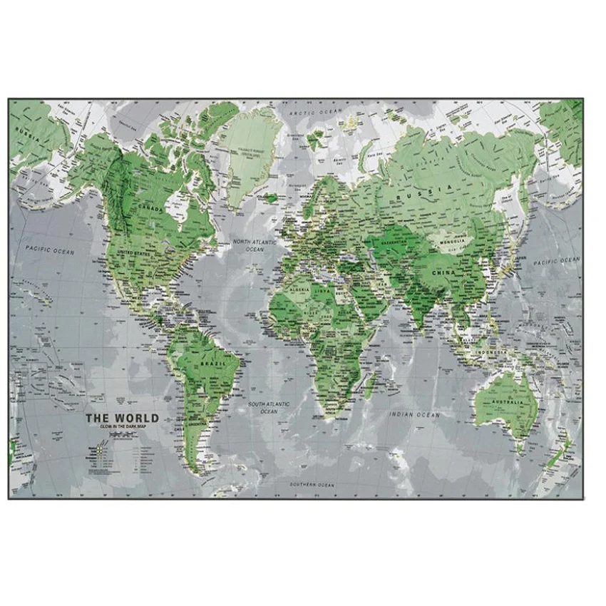 Карта мира настенные наклейки для детской комнаты домашний декор спальни
