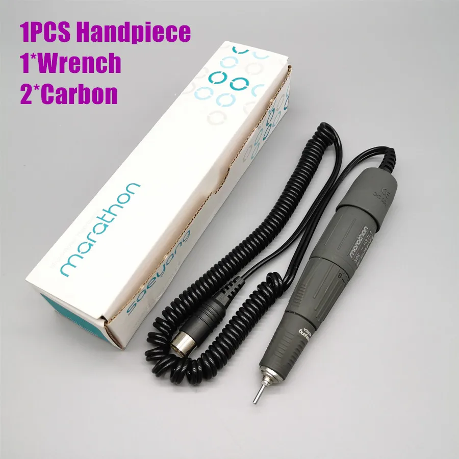 1pcs Handpiece 65 Вт сильный марафон эскорт-3 pro блок управления 35000 об/мин DC 30 в H37L1 микромотор наконечник электрические маникюрные Сверла инструмент для ногтей - Цвет: 1pcs Handpiece