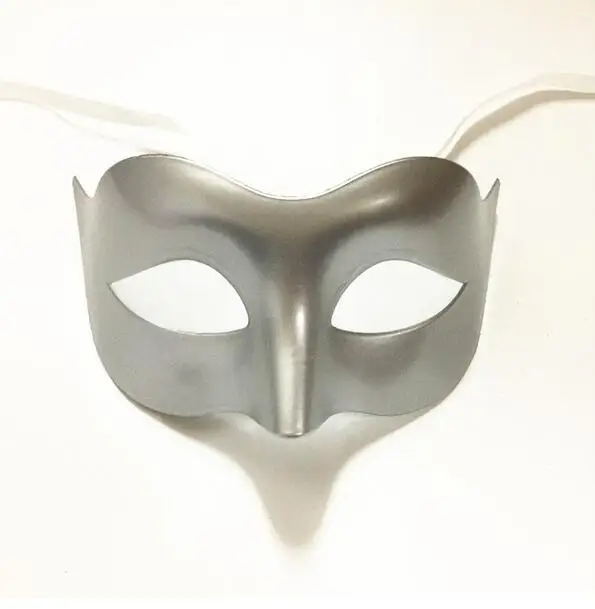 Silver YOFAY/вечерние маски венецианского выреза, ретро-римские Мужские маски, венецианские костюмы для маскарада и Хэллоуина, Карнавальная маска для шаров - Цвет: Silver