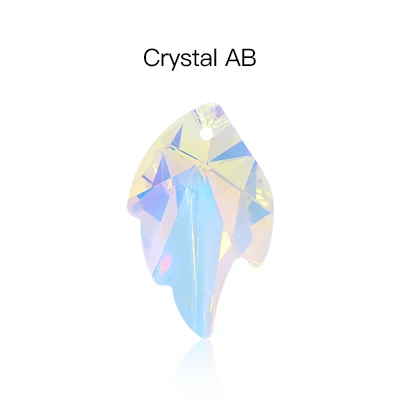Crystal AB 12 шт. Подвески для изготовления ювелирных изделий прозрачная брошь из белого золота люстра Призма подвески блестящие стеклянные бусы со стразами для светлой лампы, Jewe - Цвет: Crystal AB