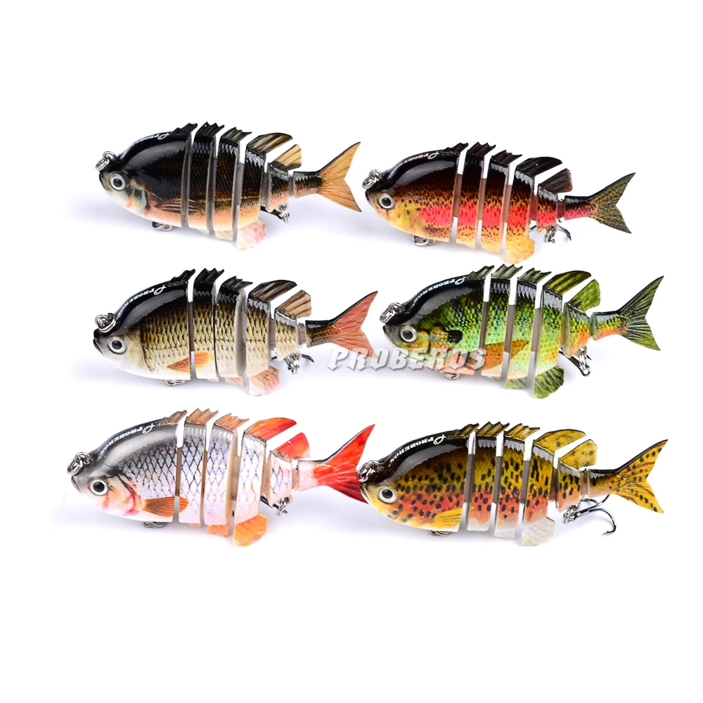6 шт./лот Новый секций рыболовные приманки 0 5 унц. 14 г/8 см 3 15 "Swimbait Рыбалка 8 #