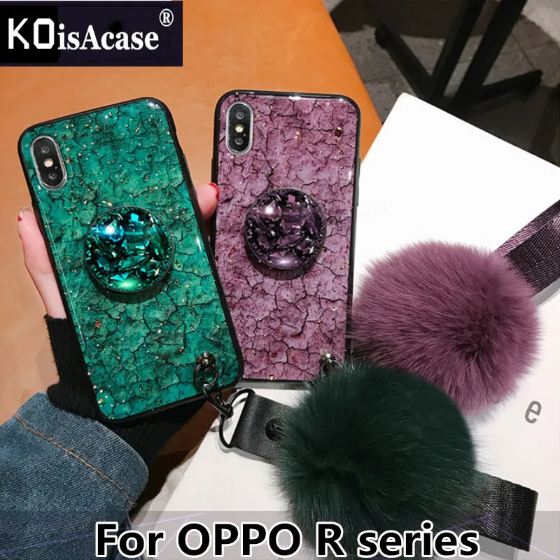 Чехол KoisA модный эпоксидный зеленый фиолетовый для телефона чехол OPPO R9 R9S R11 R11S Plus
