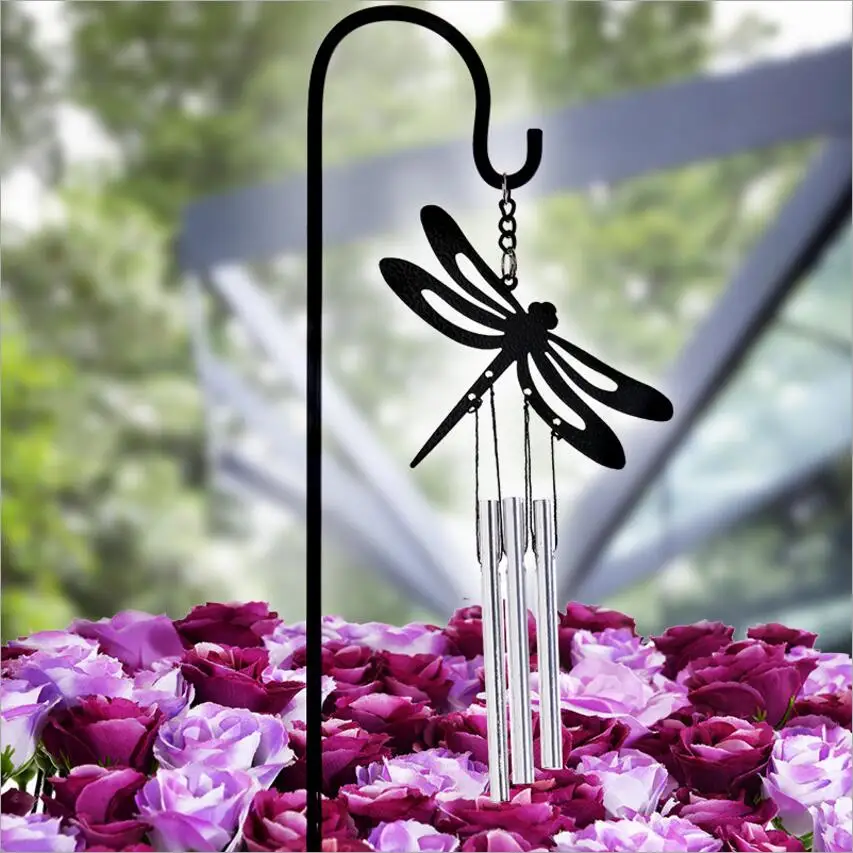 Ветряная колокольчик с алюминиевыми стержнями чистый естественный звук