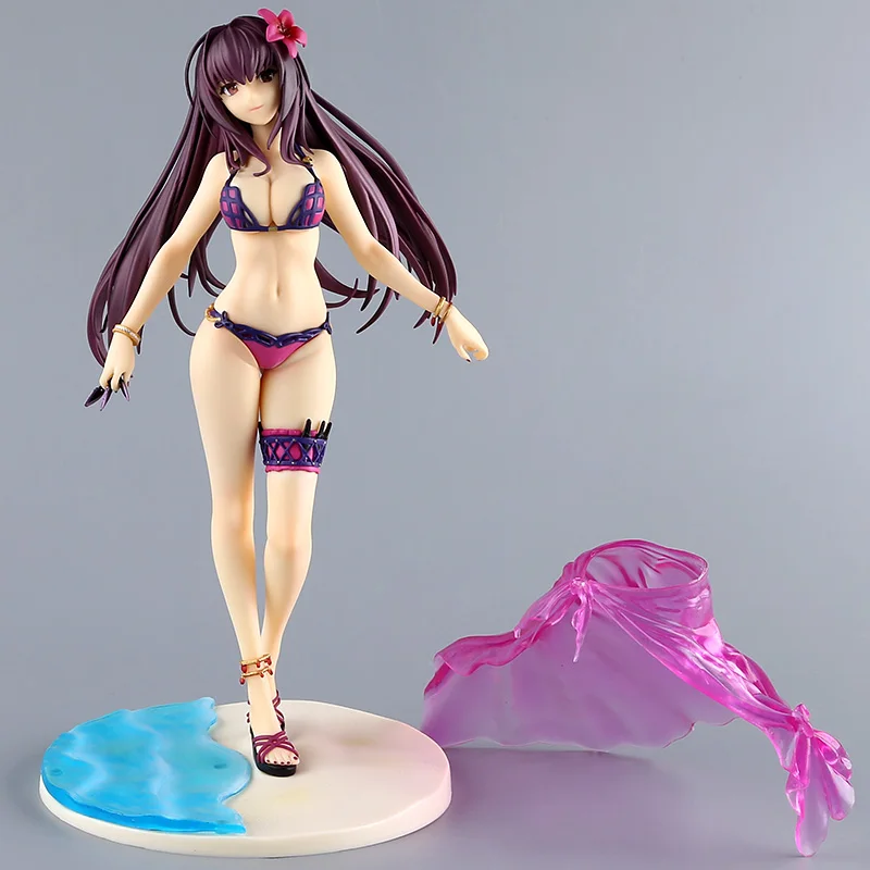 Обувь для косплея Аниме Фигурка Fate/Grand убийцы купальник Scathach 1/7 весы секс фигурка