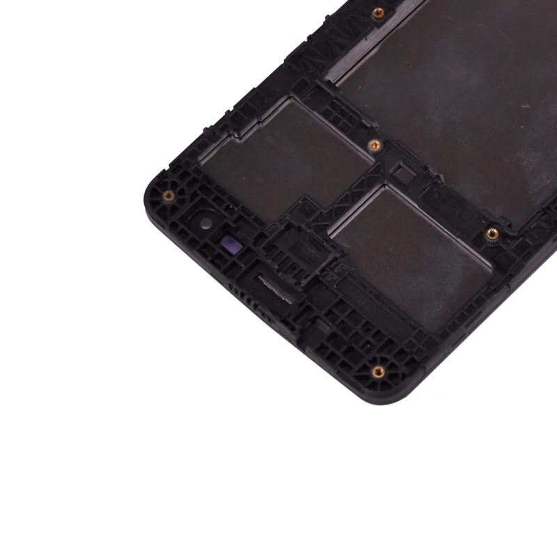 MS210 ЖК-дисплей для LG K8 M200 M210 US215 ЖК-дисплей сенсорный экран дигитайзер с рамкой полная сборка черный серебристый цвет MS210