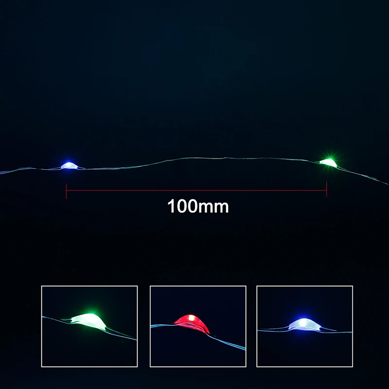 Z20 DC12V 5 m 10 м светодиодный полосы света Водонепроницаемый питанием RGB Медный провод праздничное освещение Гирлянда для Новогодние ёлки вечерние домашний свет