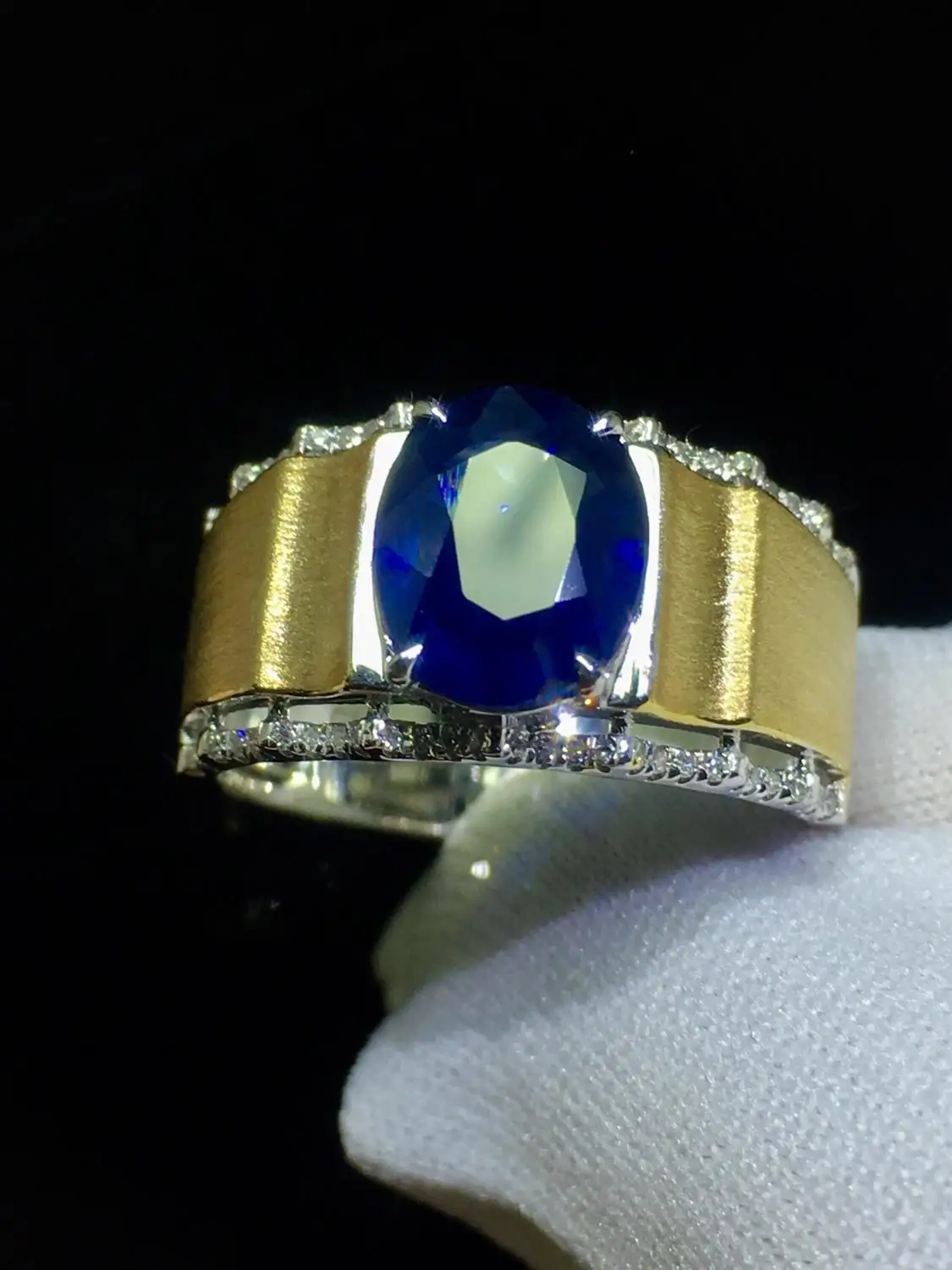 Настоящие хорошие драгоценности 18 K розовое золото 100% натуральный 2.62ct